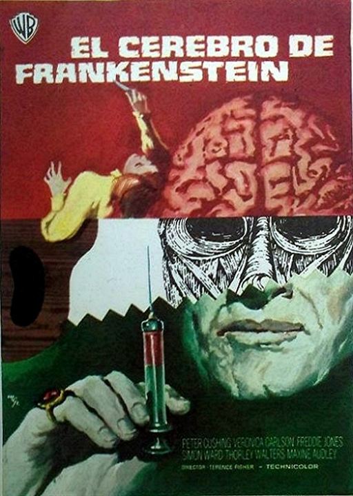 El cerebro de Frankenstein : Cartel
