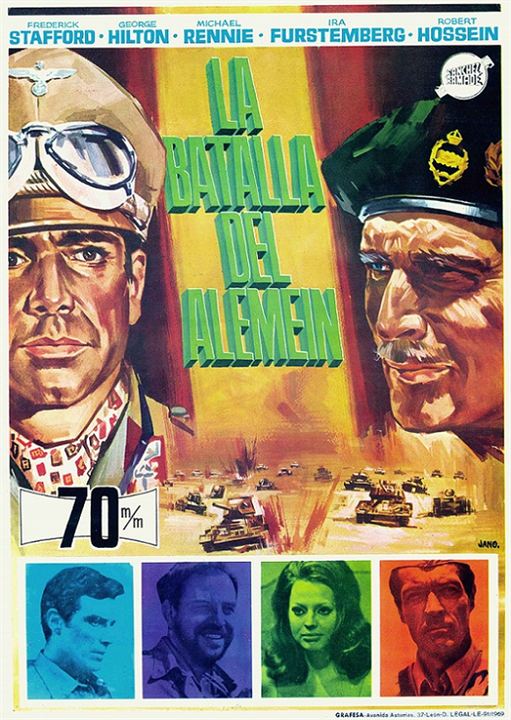 La Batalla del Alamein : Cartel