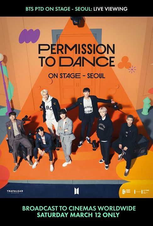BTS Permission to dance on stage - Seoul: Live viewing : Cartel