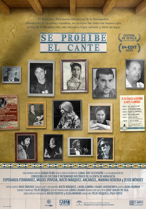 Se prohíbe el cante : Cartel