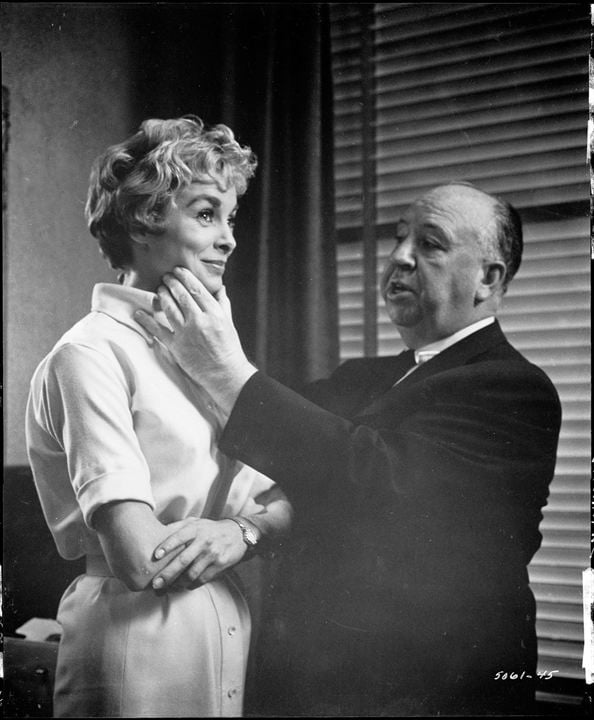 Psicosis : Foto Janet Leigh, Alfred Hitchcock
