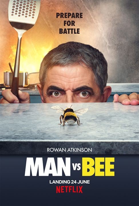 El hombre contra la abeja : Cartel