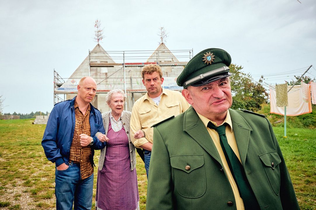Foto Sebastian Bezzel, Enzi Fuchs, Simon Schwarz, Sigi Zimmerschied
