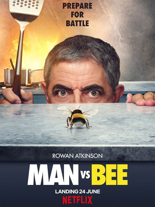 El hombre contra la abeja : Cartel