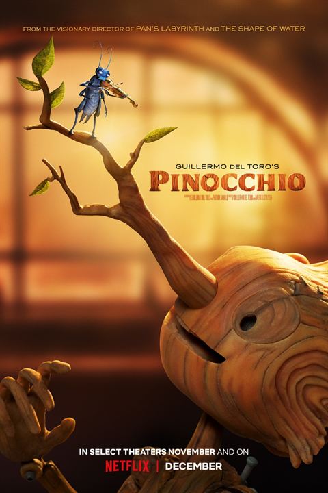Pinocho de Guillermo del Toro : Cartel