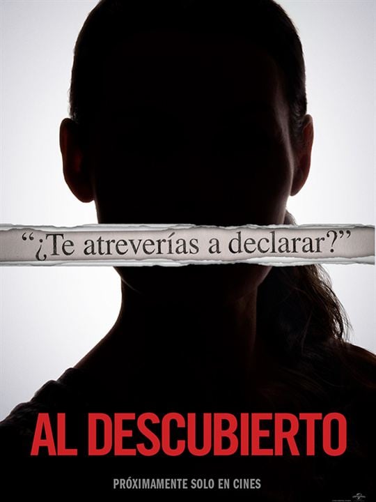 Al descubierto : Cartel