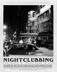 Nightclubbing: El Nacimiento del Punk Rock en Nueva York : Cartel