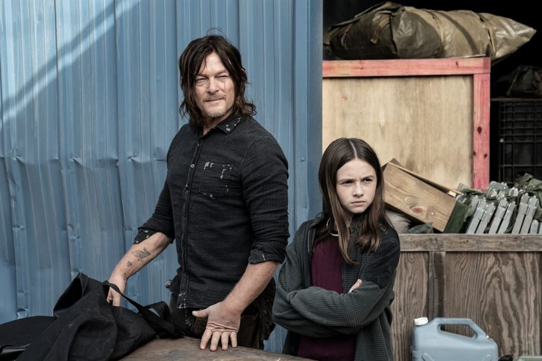 The Walking Dead : Foto Cailey Fleming, Norman Reedus