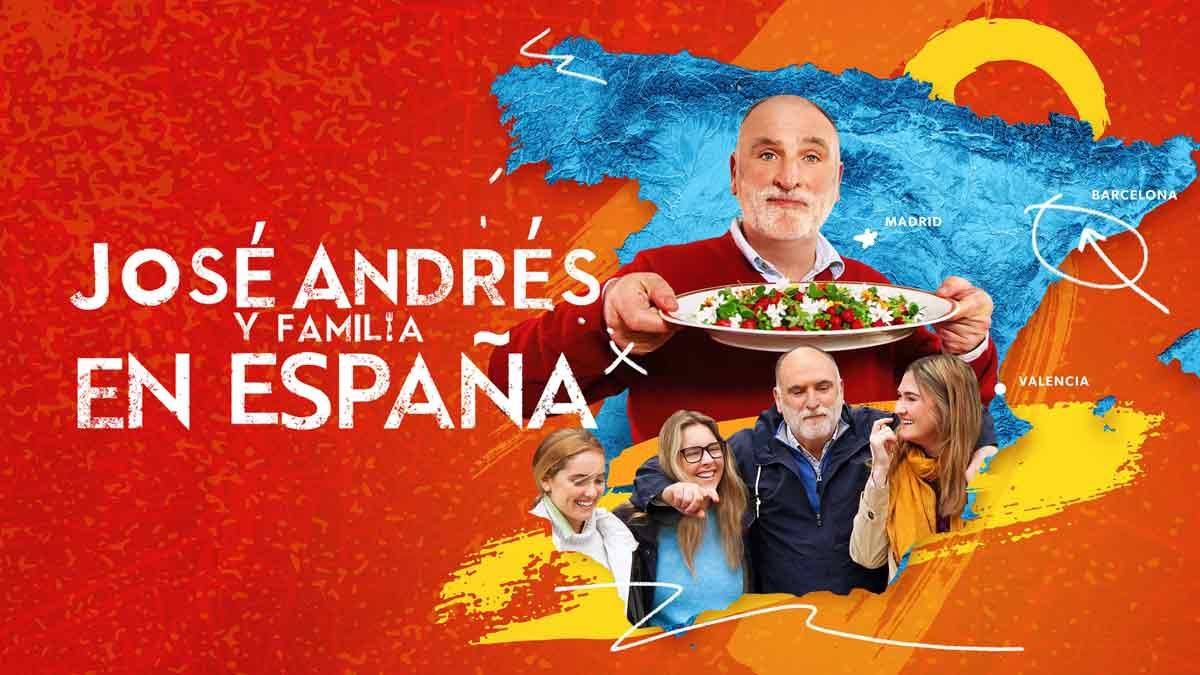 José Andrés y familia en España : Cartel