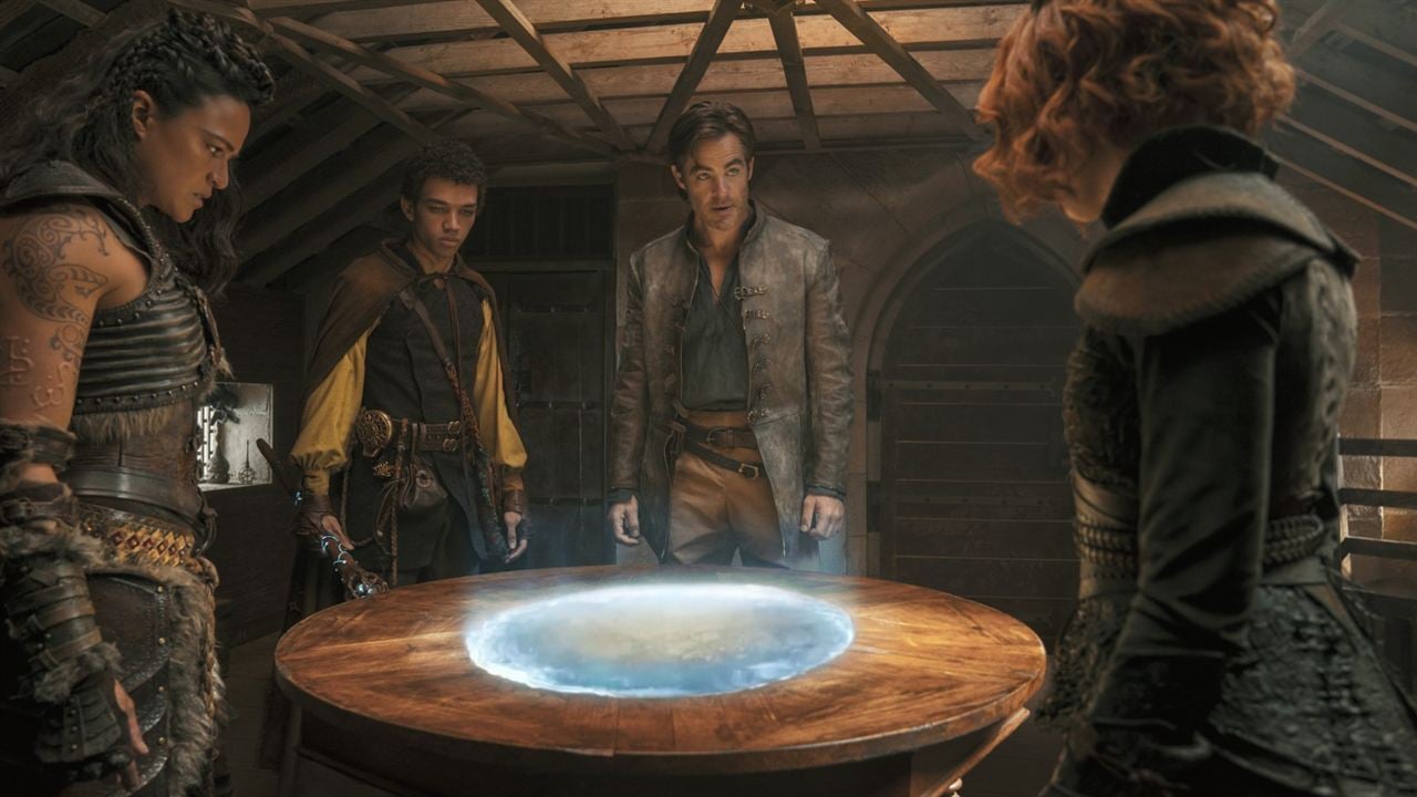 Dungeons & Dragons: Honor entre ladrones : Foto Justice Smith, Chris Pine, Michelle Rodriguez