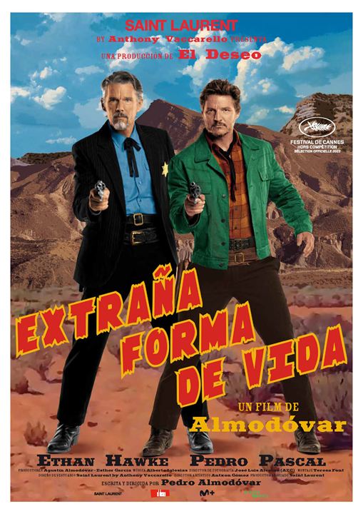 Extraña forma de vida : Cartel