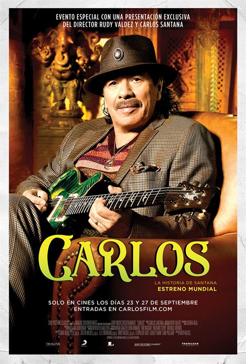 Carlos, la historia de Santana : Cartel