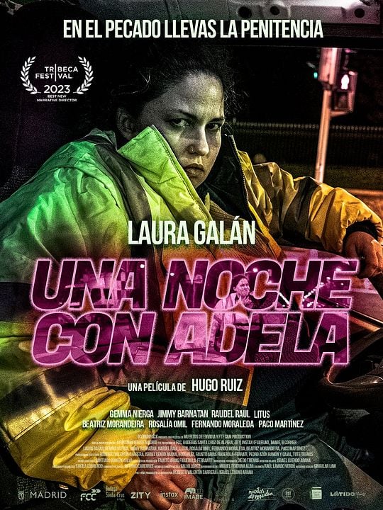 Una noche con Adela : Cartel