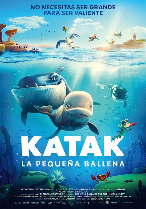 Katak, la pequeña ballena : Cartel