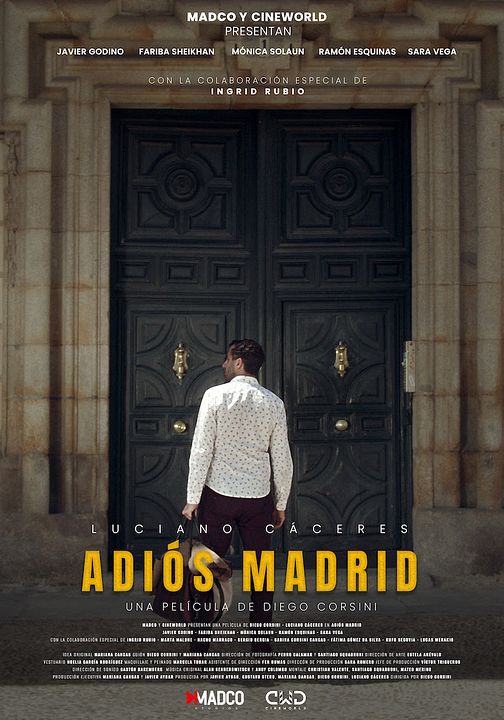 Adiós Madrid : Cartel