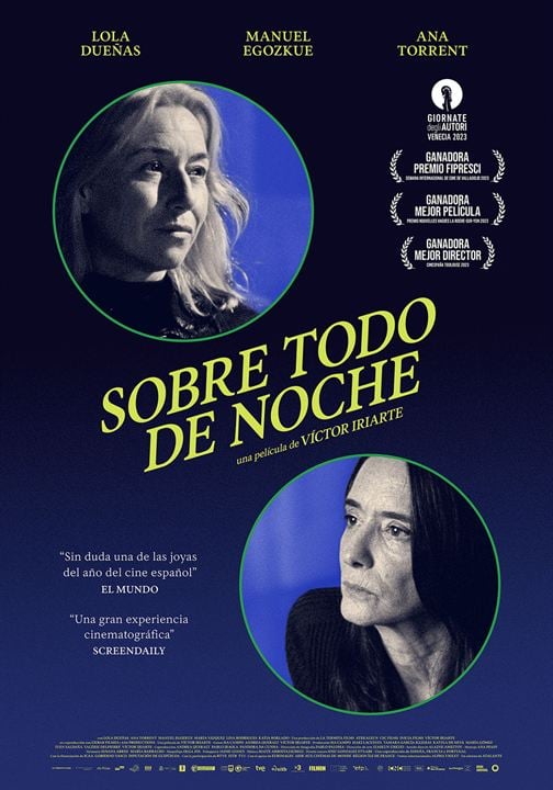 Sobre todo de noche : Cartel