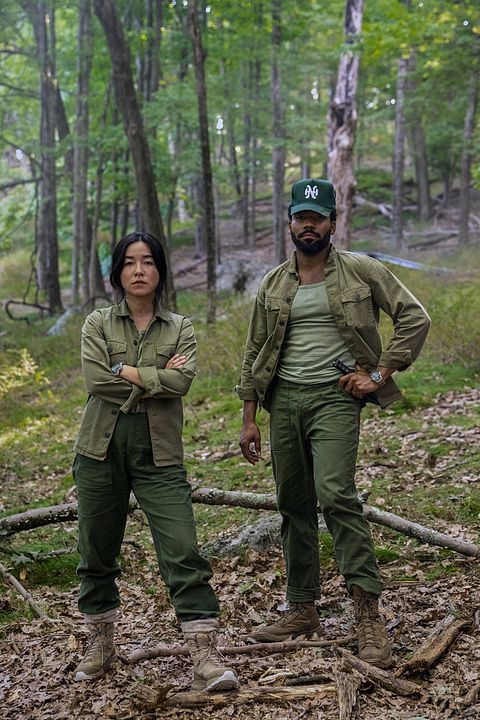 Foto Donald Glover, Maya Erskine