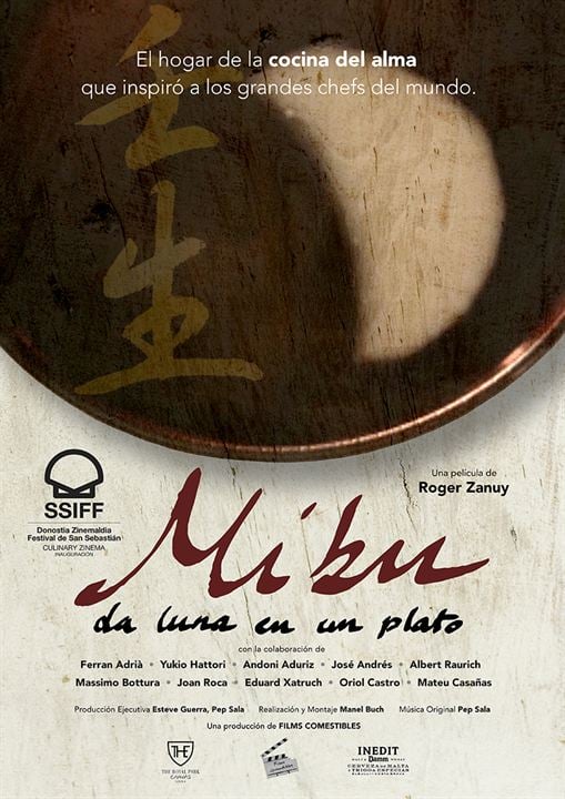 Mibu: La luna en un plato : Cartel