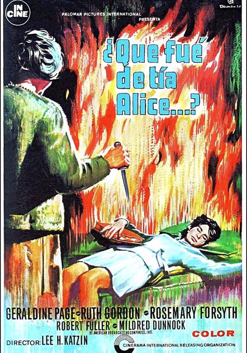 ¿Qué fue de tía Alice? : Cartel