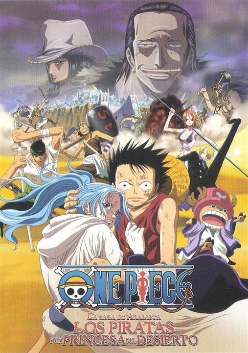 One Piece: La princesa del desierto y los piratas : Cartel