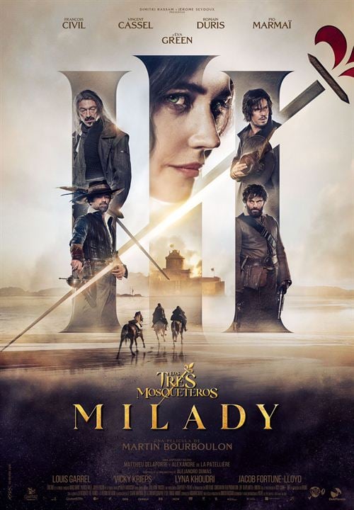 Milady. Los tres mosqueteros : Cartel