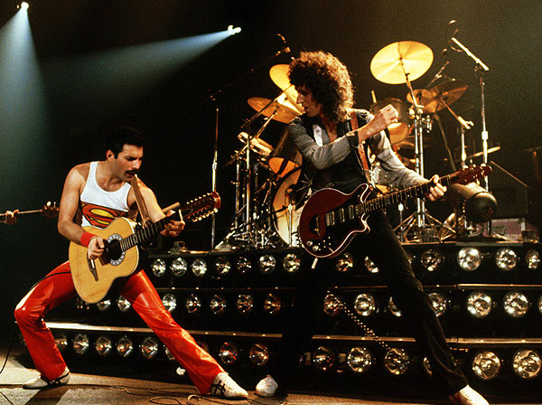 Foto Brian May, Freddie Mercury