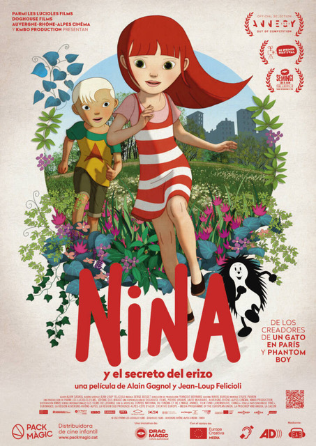 Nina y el secreto del erizo : Cartel