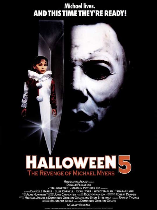 Halloween 5 - La venganza de Michael Myers : Cartel