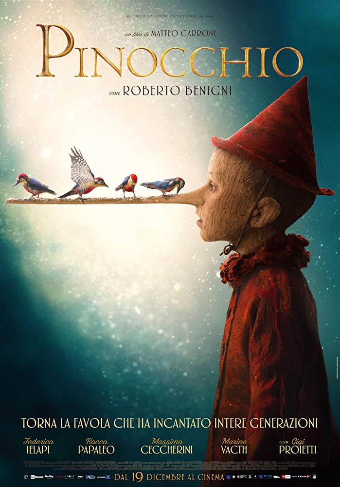 Pinocchio (2019) fantasía italiana sobre el cuento clásico :: subdivx