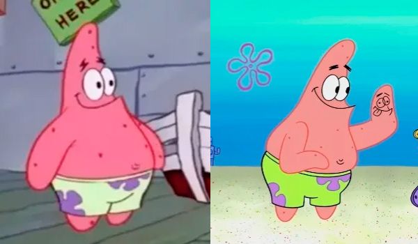 Bob Esponja: AsÃ­ han cambiado 20 personajes de animaciÃ³n