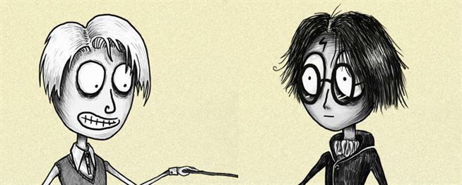 Alucina con estos increíbles dibujos de los personajes de Harry Potter al  estilo Tim Burton 